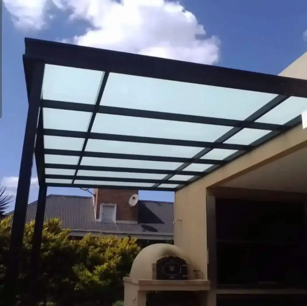 kanopi kaca minimalis