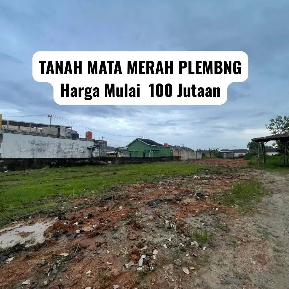 tanah promo 100 juta mata merah palembang