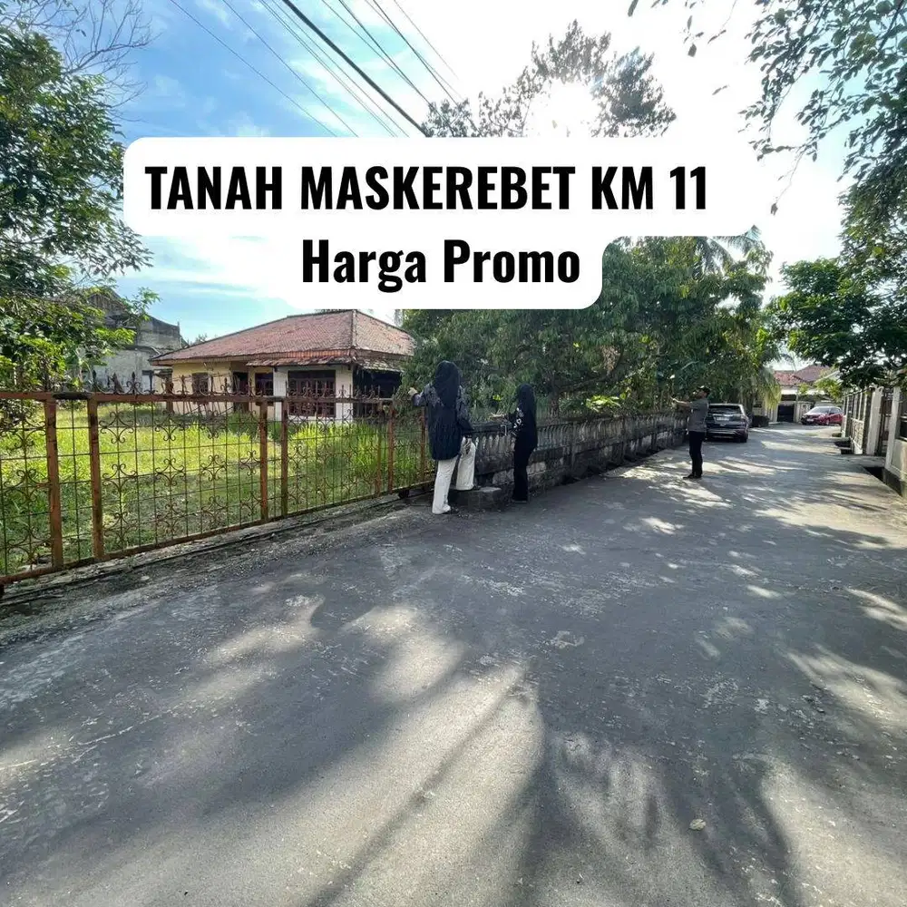 tanah km 11 maskerebet palembang