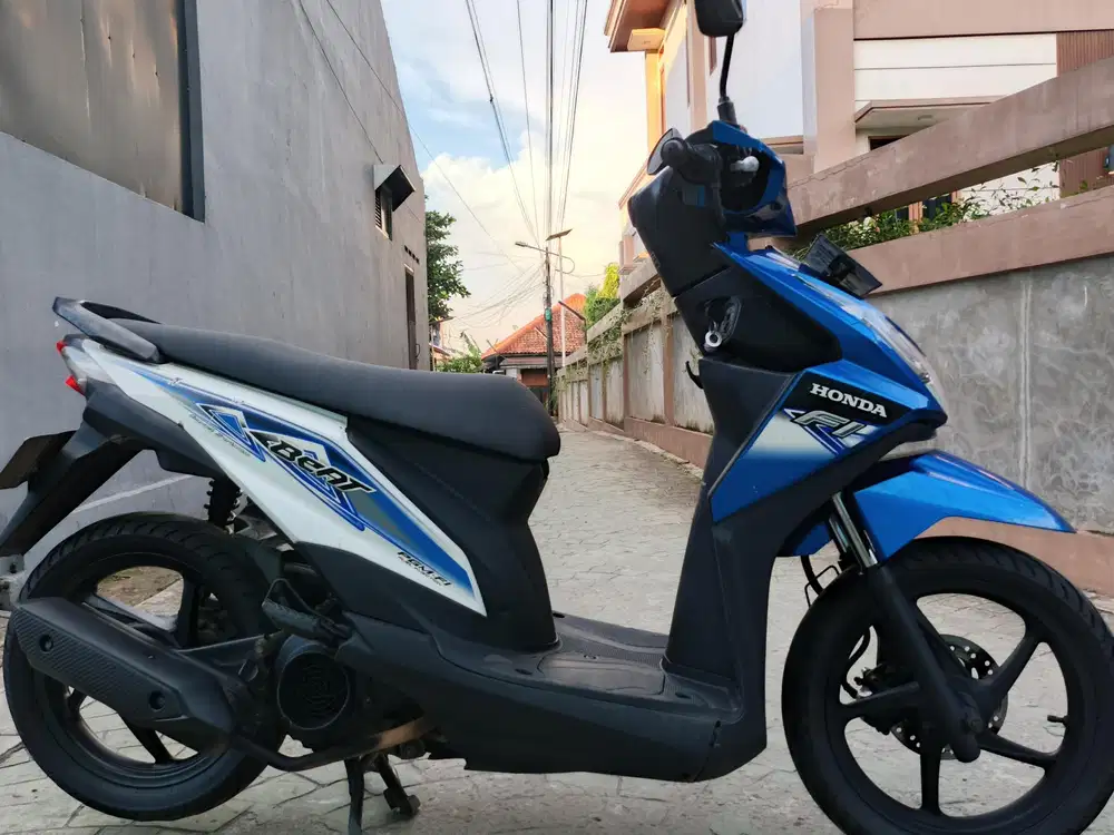 Honda beat Fi 2014 stater tokcer halus mulus terawat