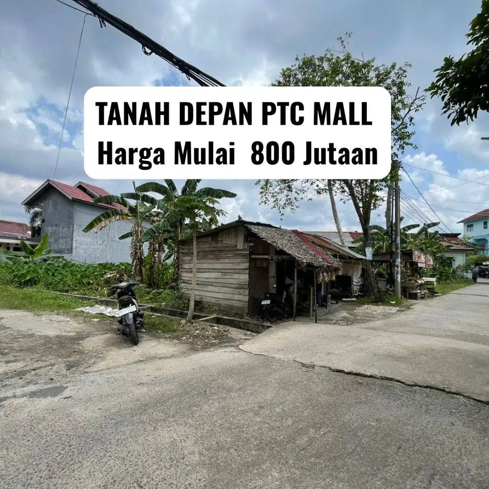 tanah depan ptc mall palembang