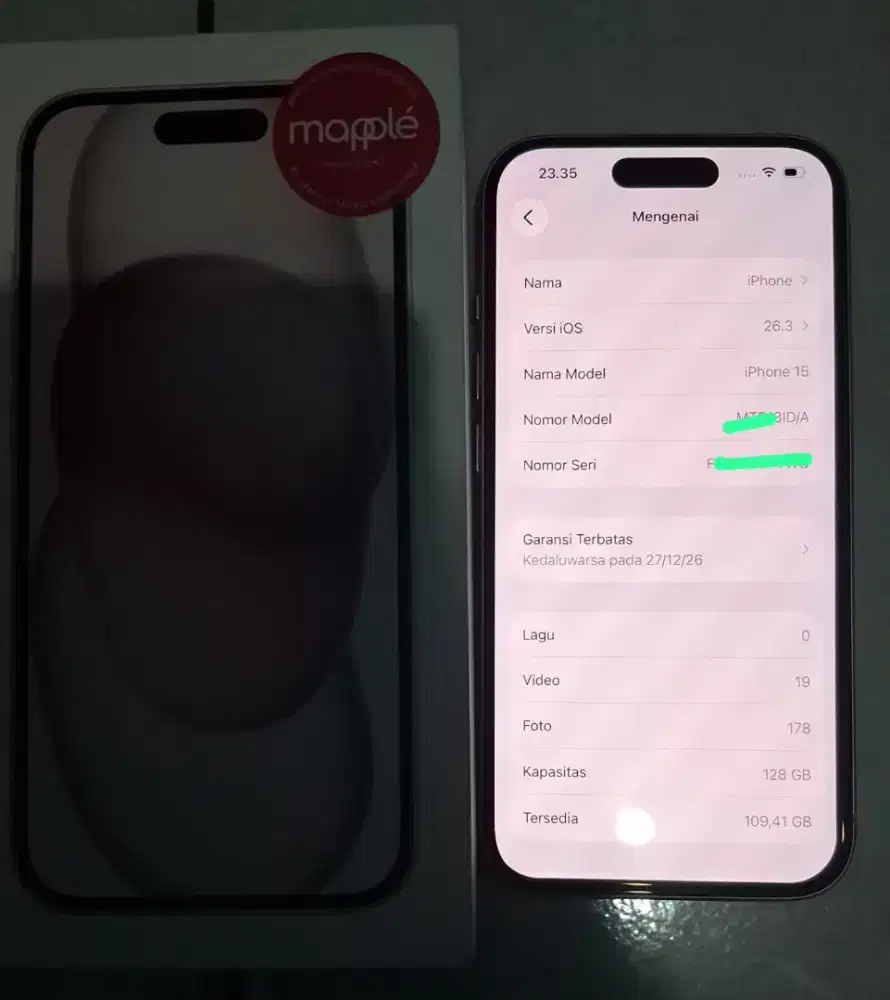 Iphone 15 basic ibox 128gb