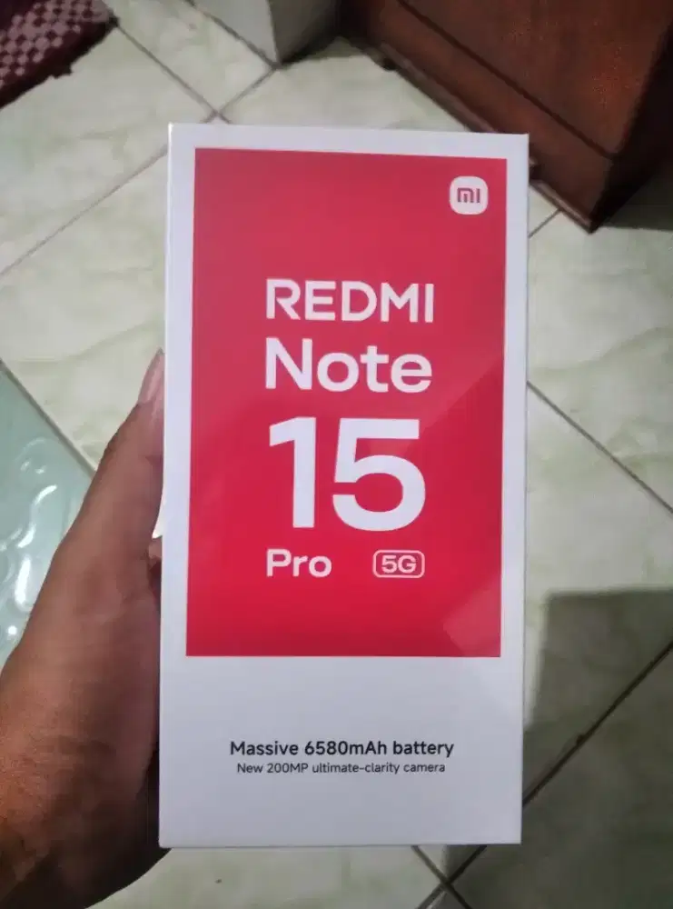 Jual cepet Xiaomi Redmi Note 15 Pro 5G 12/512