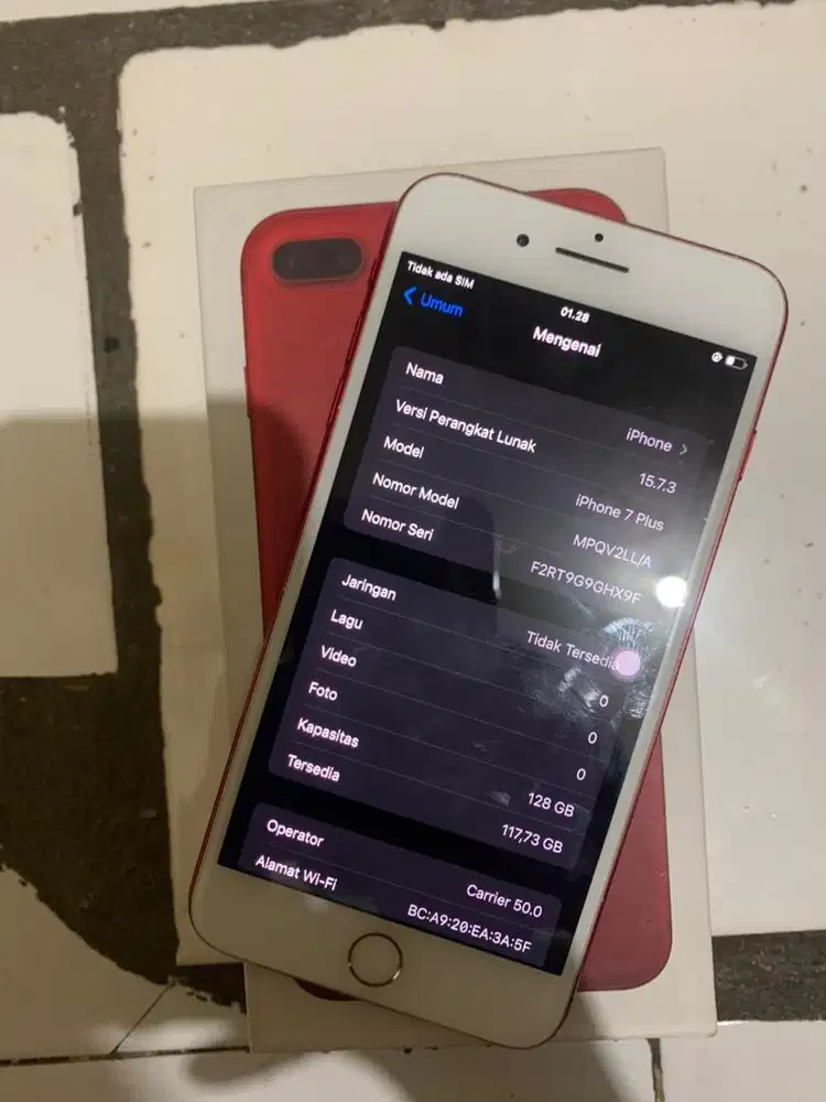 iphone 7+ inter 128gb