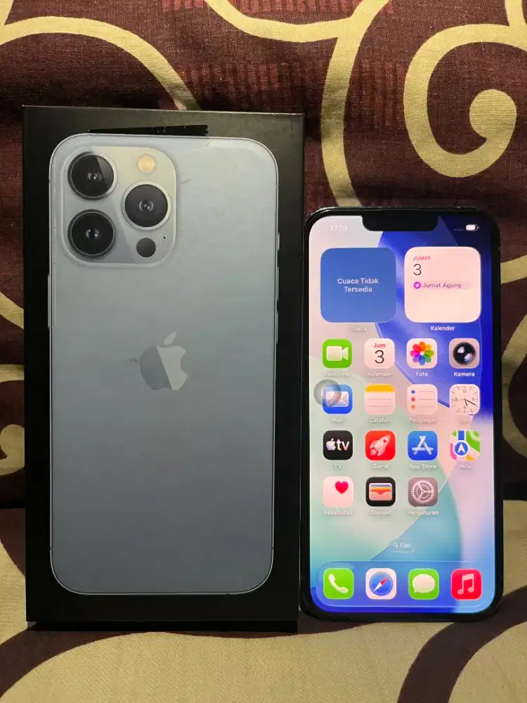 iPhone 13 Pro 256gb (Sierra Blue) Resmi Kemenperin
