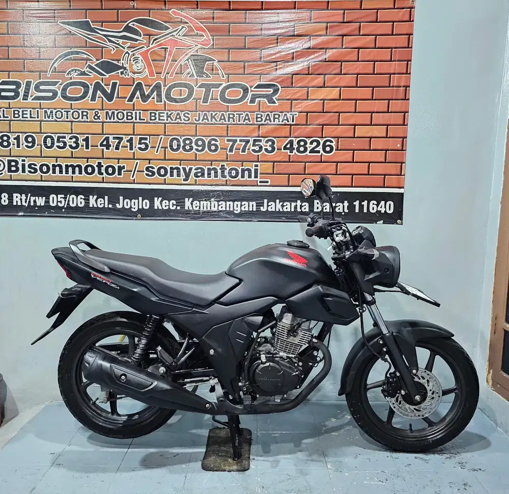 MEWAH KM 3RB! HONDA CB VERZA 150 FI TAHUN 2025 HITAM DOFF