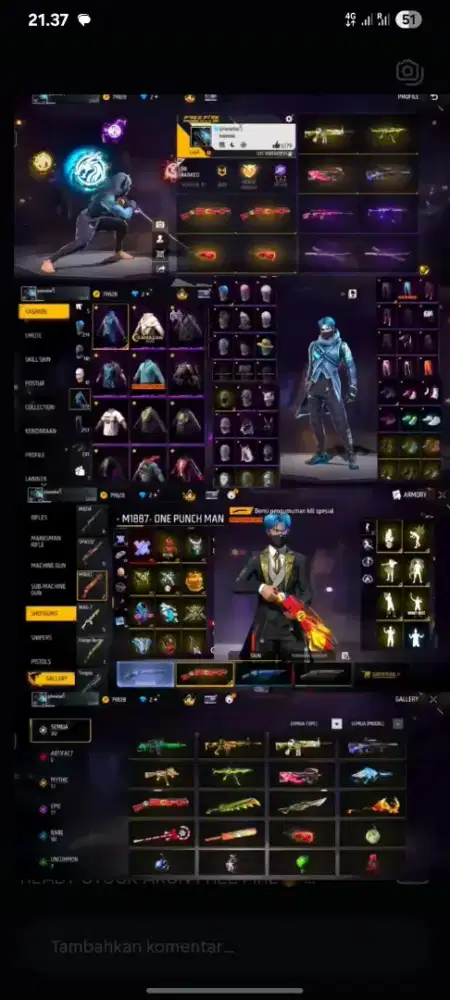 Ready akun ff murah meriah