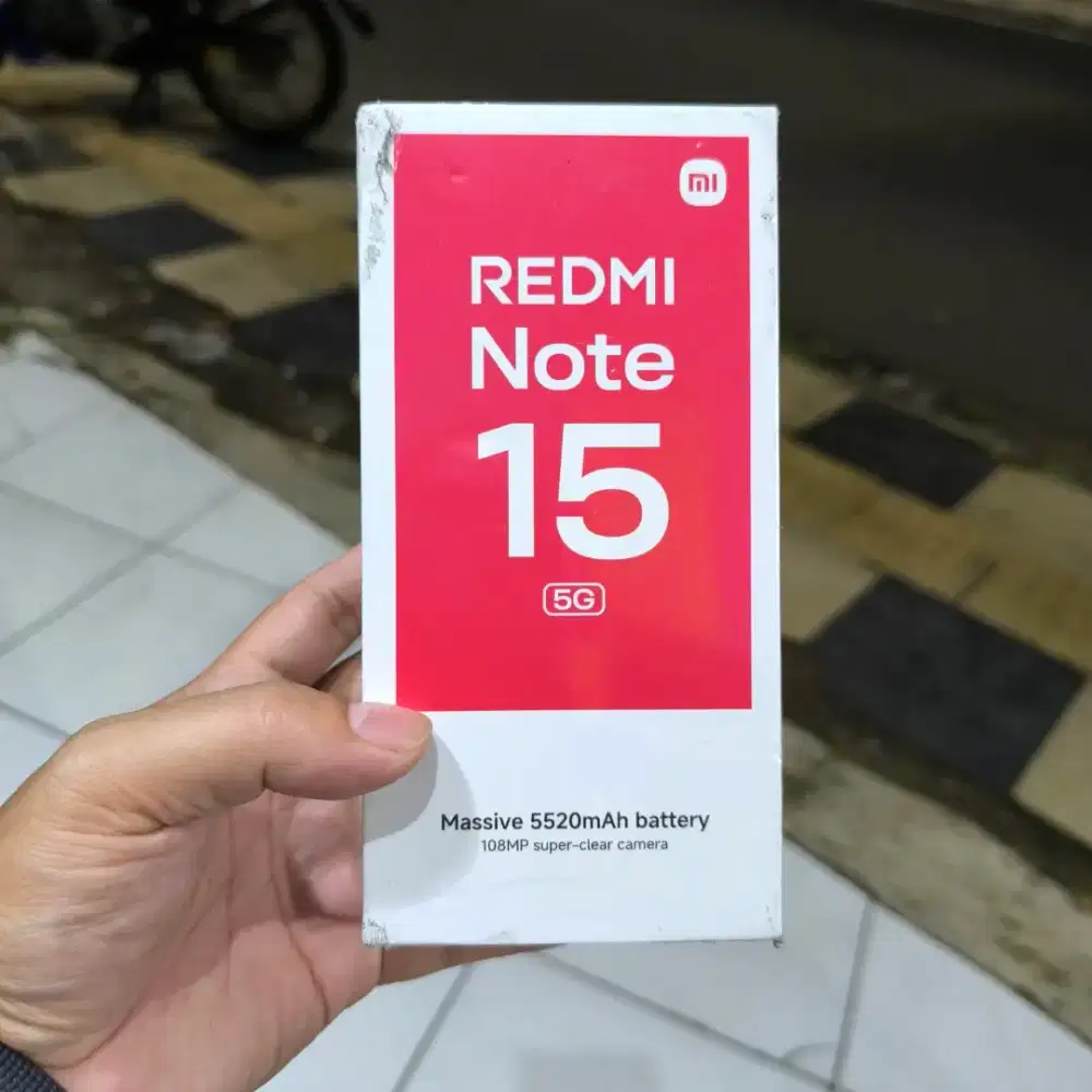 Xiaomi Redminote 15 5G 8/256gb New / Baru