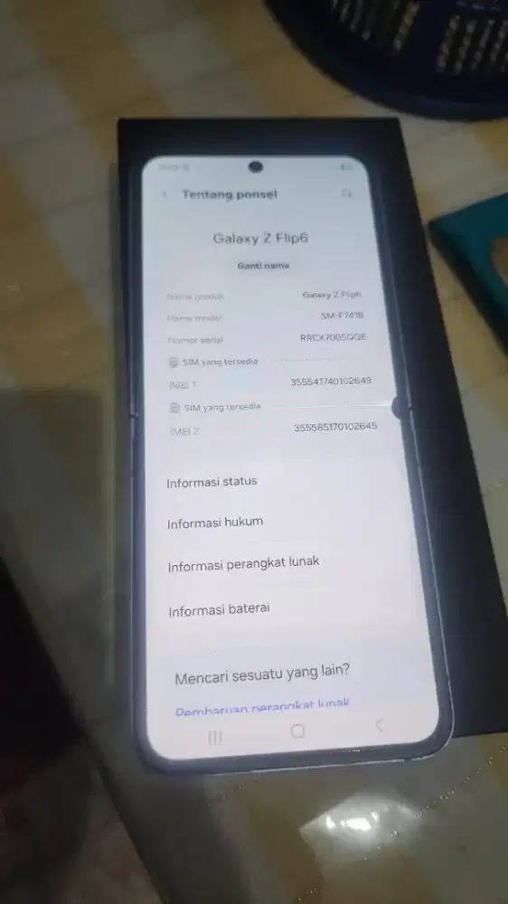 Samsung Z Flip 6 12/256 Ori SEIN