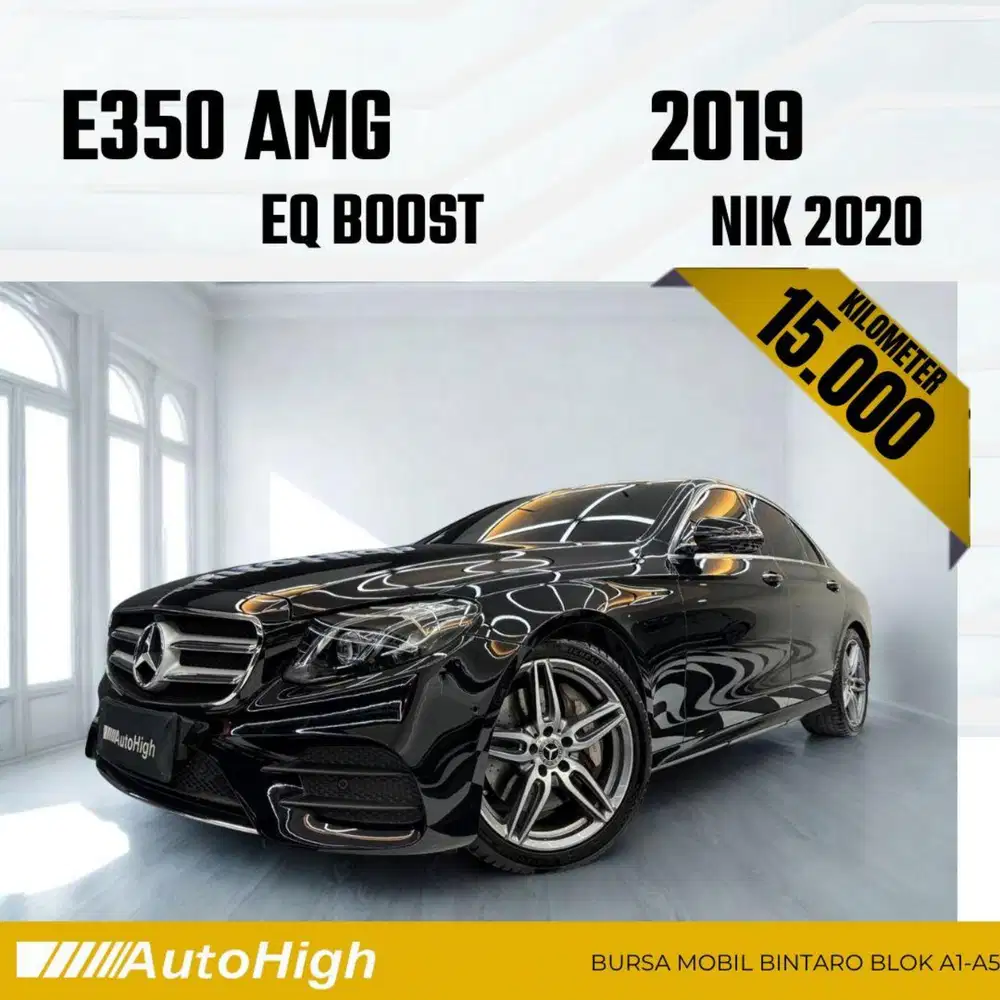 DP10% [Km15.000] E350 AMG EQ Boost 2019 Black Reg 2020 #AUTOHIGH