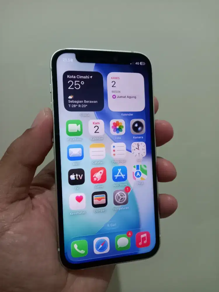 IPhone 12 Mini 128Gb Ex inter Fullset minus dibaca