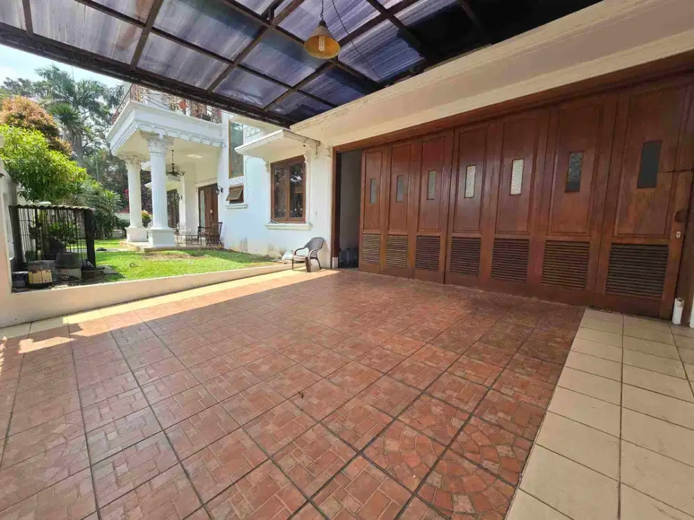 rumah mewah hoek semifurnished sektor 9 bintaro jaya