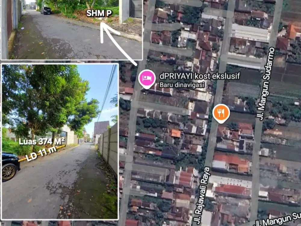 TANAH DIJUAL AREA Jl. Rajawali Condongcatur :