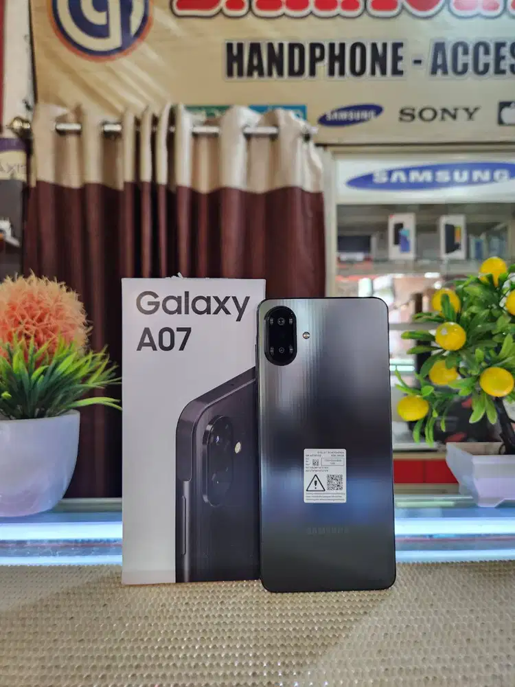 Samsung A07 Ram 8+8Gb/ 256Gb Fullset Mulus Original 100% Like New