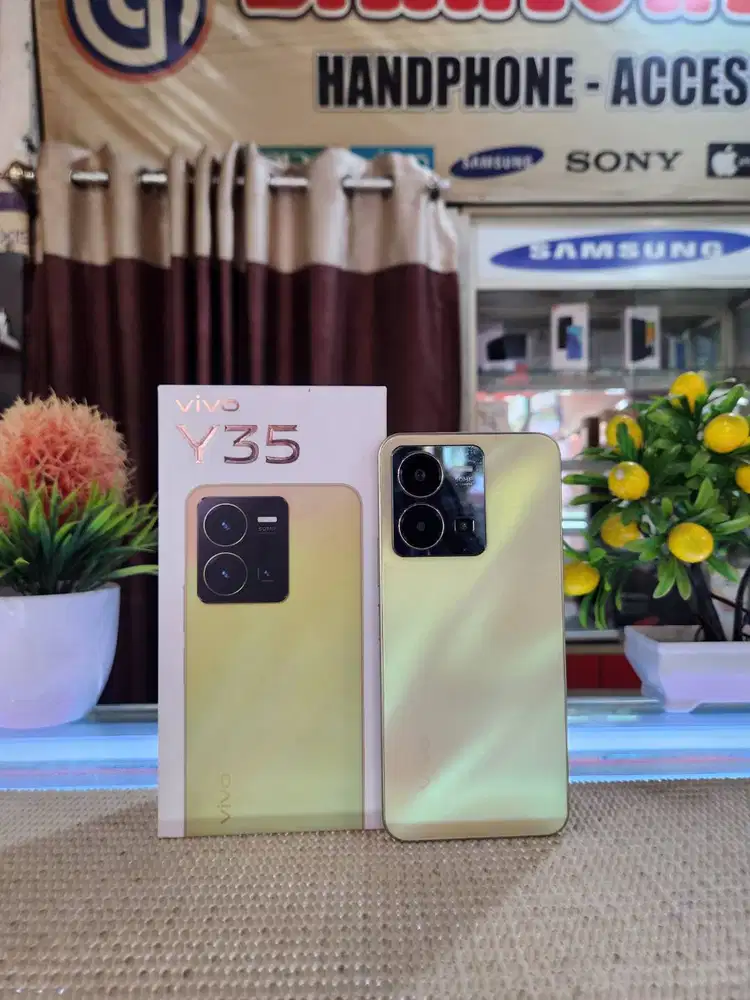 Vivo Y35 Ram 8+8Gb/ 128Gb Fullset Mulus Ori 100% Like New Bergaransi