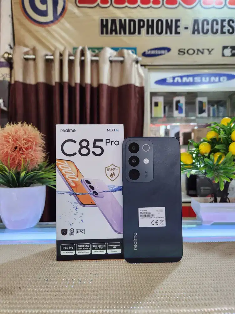 Realme C85 Pro Ram 8+8Gb/ 256Gb Pemakaian 1 Bulan Fullset Ori Like New