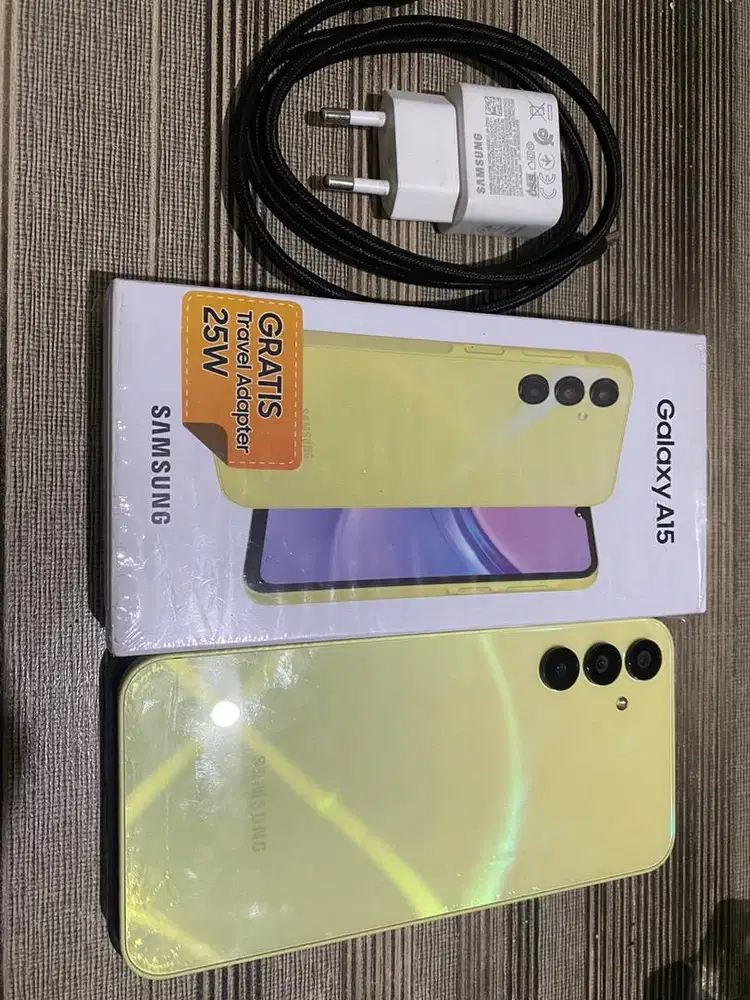 Samsung A15 Yellow