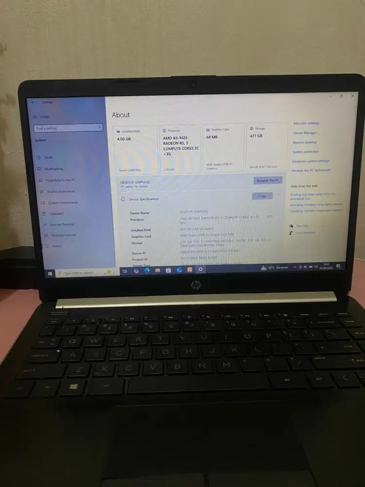 LAPTOP HP (SECOND)