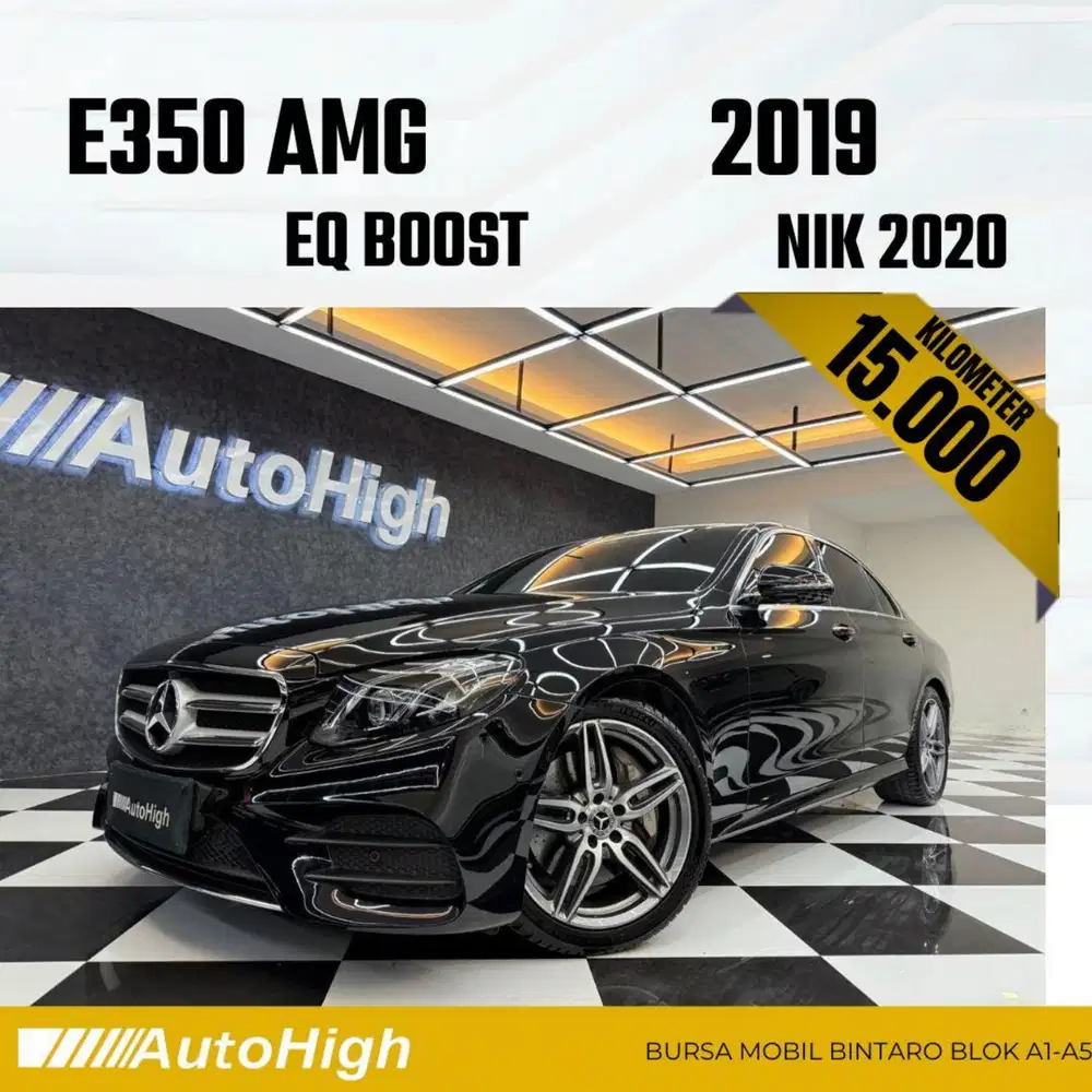 DP10% [Km15.000] E350 AMG EQ Boost 2019 Black Reg 2020 #AUTOHIGH