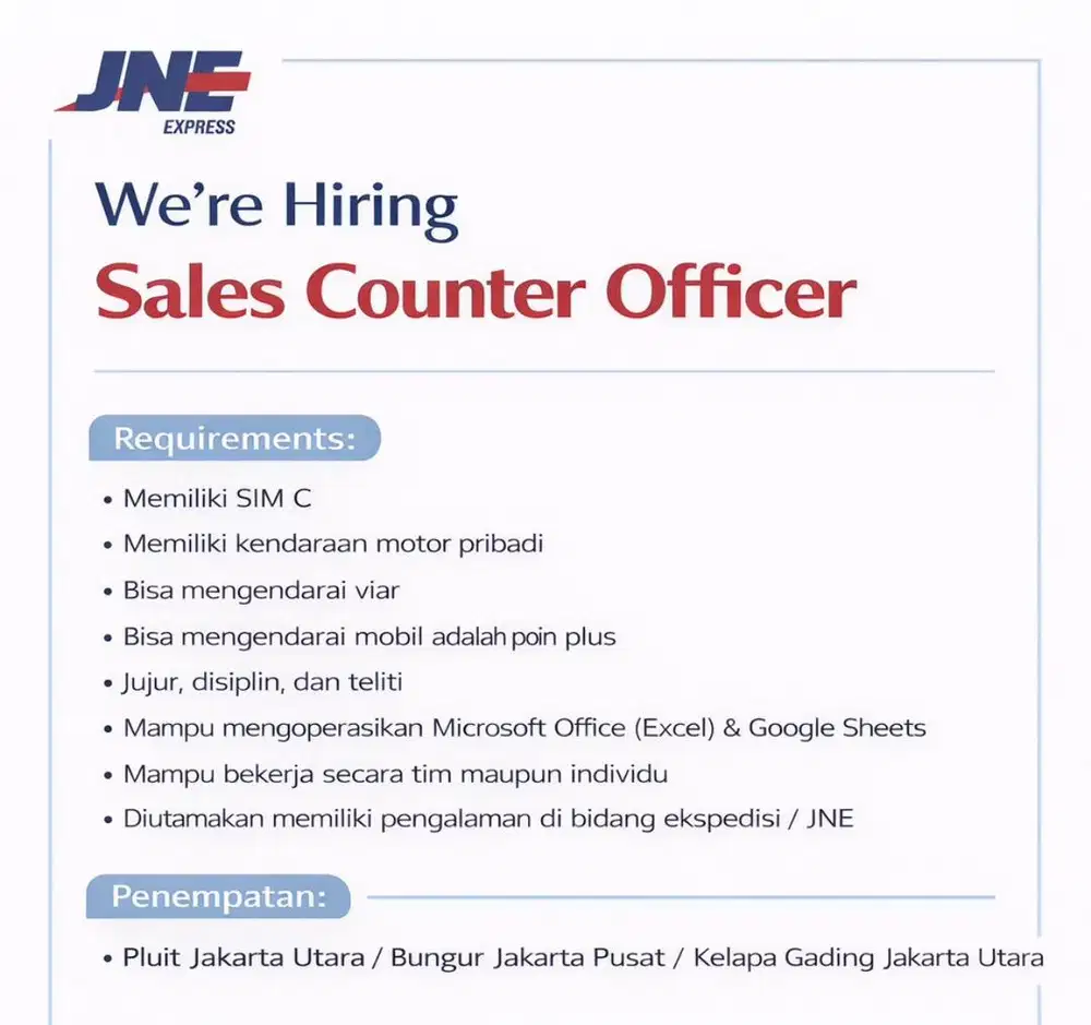 Kurir dan Admin Ekspedisi