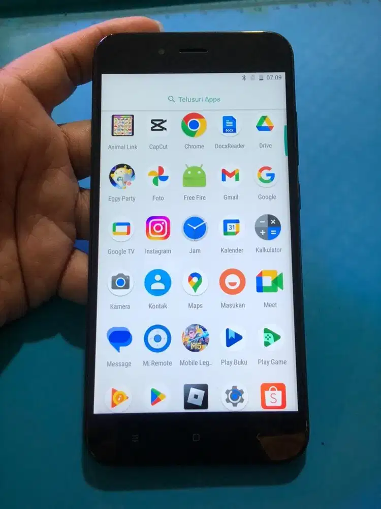 Mi a1 4/64 hp bekas aj wa yutub aman