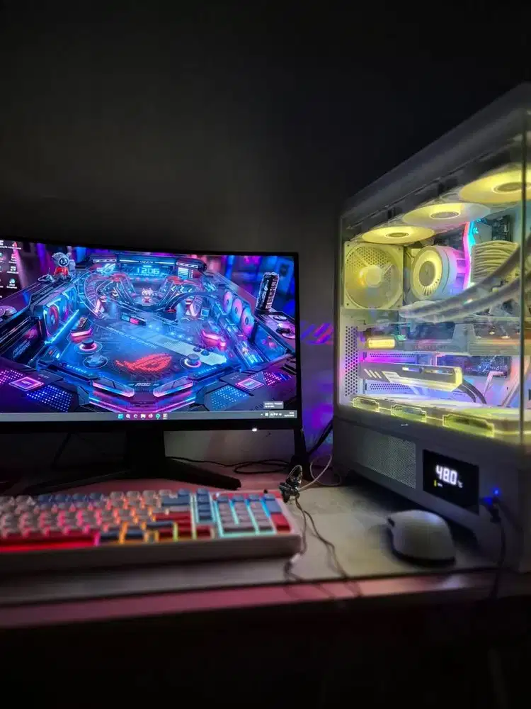 FULLSET GAMING PC VGA STEEL LEGEND RX 9060 XT 16 GB RAM DDR5 32 GB