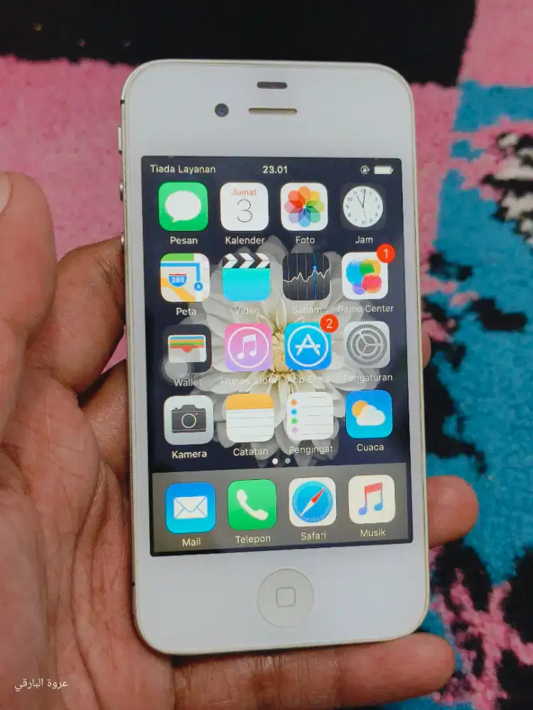 Iphone 4S White 8GB Second Mulus Original Apple