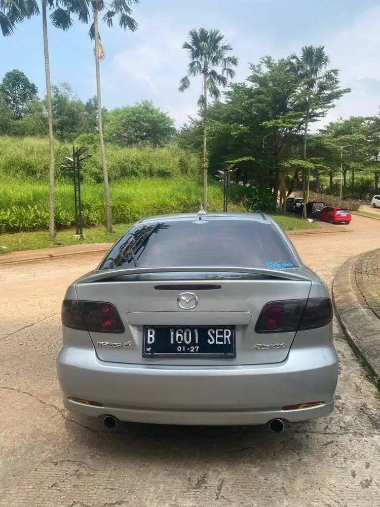 mazda 6 thn2006 w silver met tgn1 trwt siap pakai pjk off 2 thn matic
