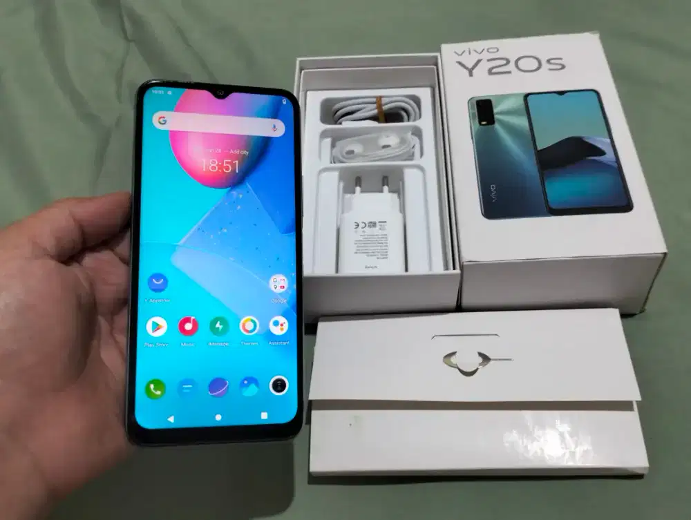 BUTUH UANG VIVO Y20S RAM 8GB /256GB 4G LTE Duos 6.51in Finger 5000Mah