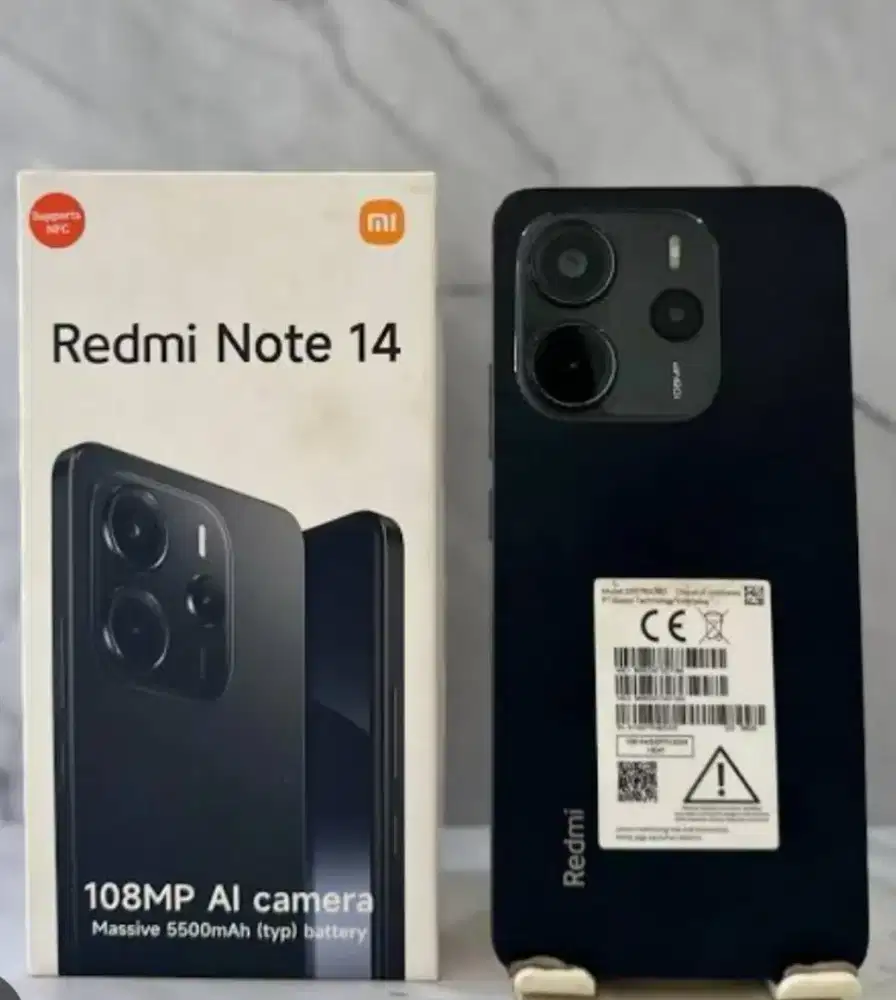 Murah hp Redmi Note 14 8/128 lkp, bs TT