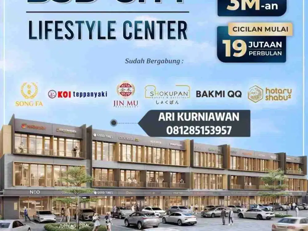 RUKO THE EXQUIS BSD CITY hanya 3,1M menghadap jalan BEST OPPORTUNITY TO BUY!