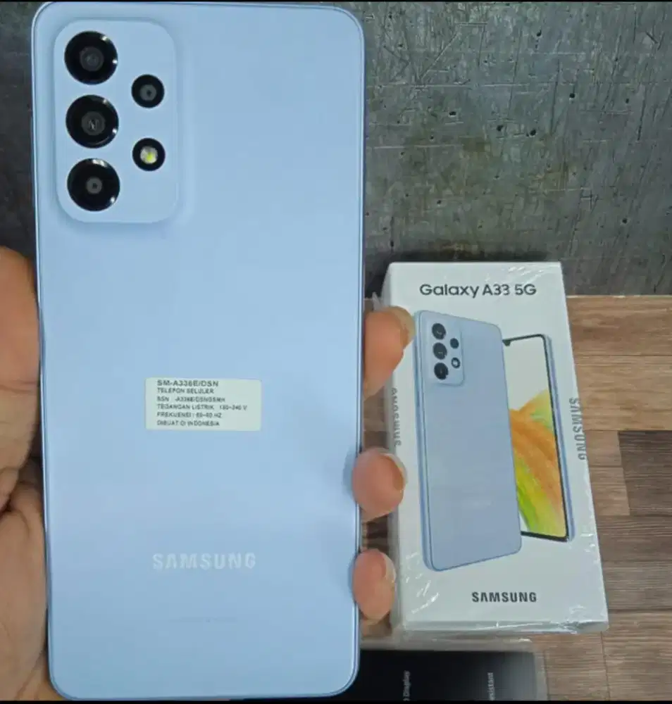 Murah hp Samsung A33 5G 8/128 lkp, bs TT