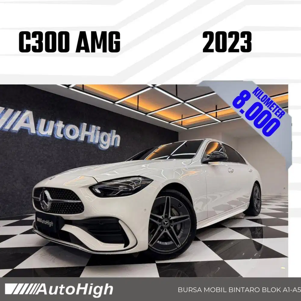 DP10% [Km8.000] C300 AMG 2023 White Reg 2024 #AUTOHIGH