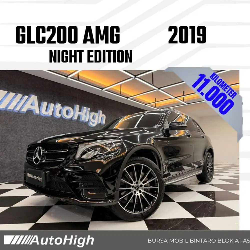 DP10% [Km11.000] GLC200 AMG 2019 Black / GLC 200 Reg 2020 #AUTOHIGH