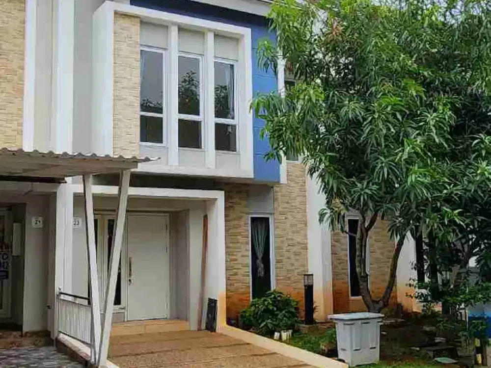 Rumah cantik siap huni tinggal masuk semu furnished cakep