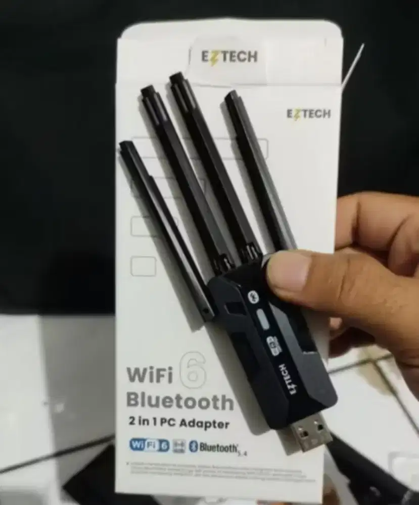 Eztech Wifi 6 + Bluetooth 5.4 baru Sinyal kuat bagus