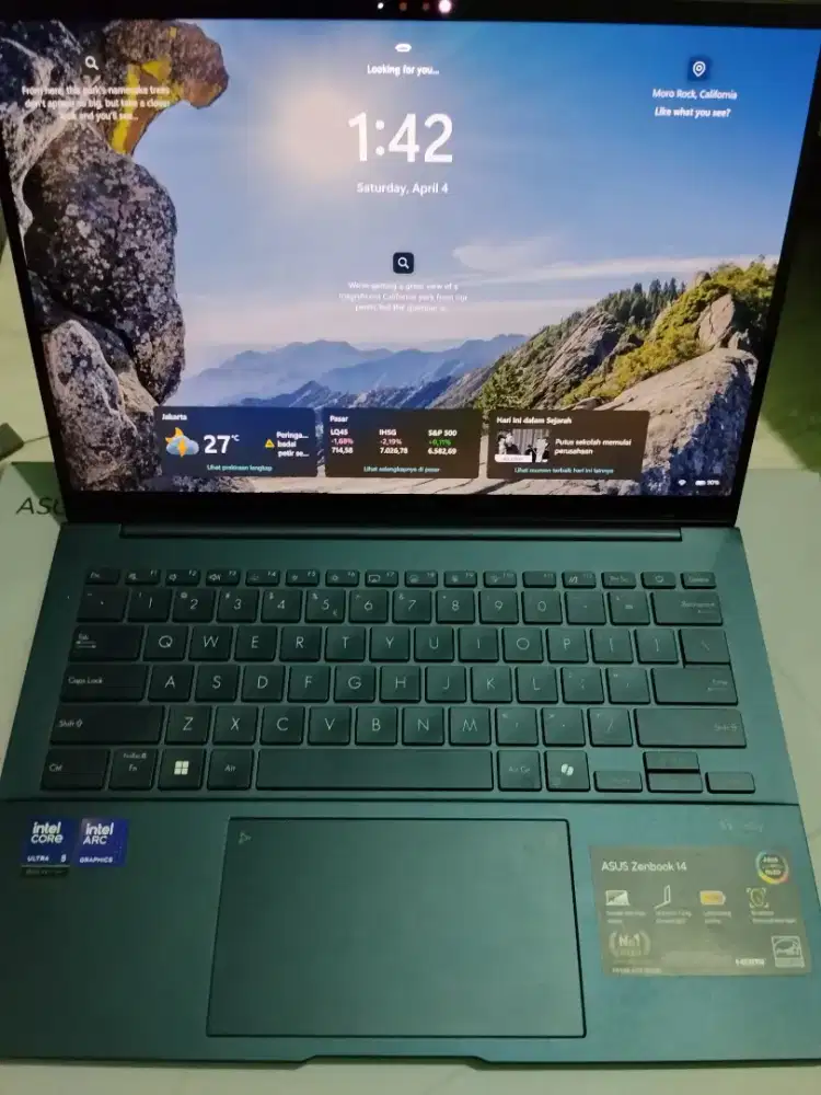JUAL ASUS ZENBOOK OLED 14 16/1TB