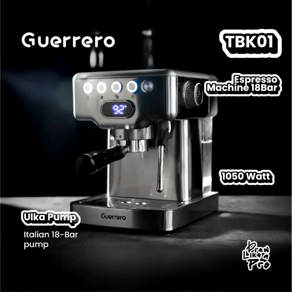 Mesin kopi espresso GUERERRO TBK-01