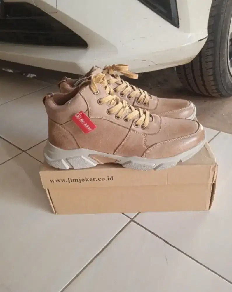 Sepatu boots kulit asli jim joker size 41 original authentic