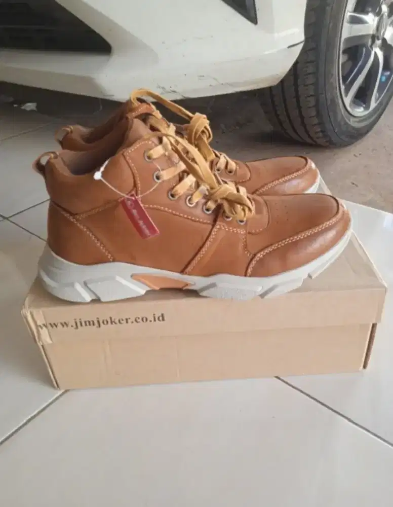 Sepatu boots kulit asli jim joker size 42 original authentic