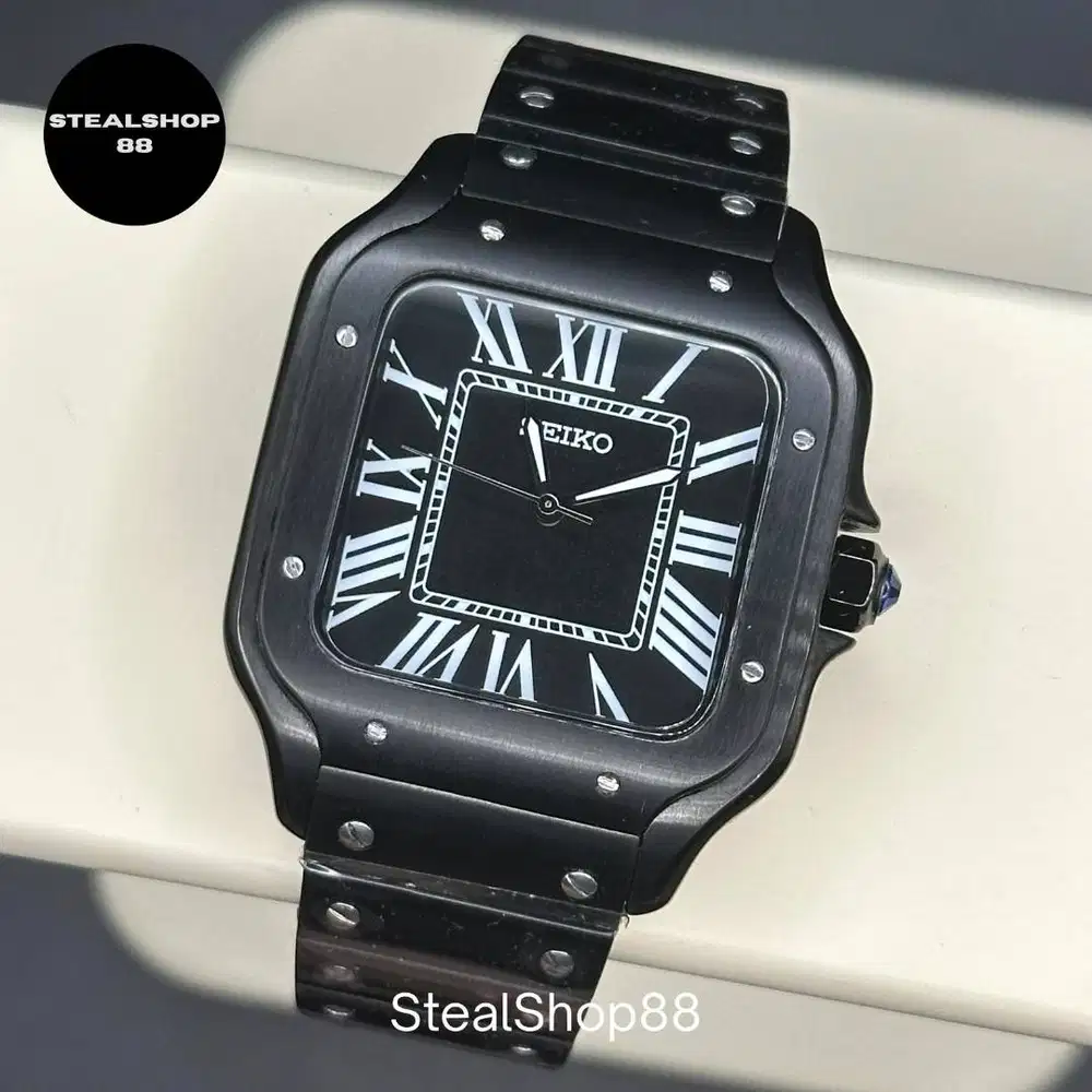 Seiko Santos Stealth Black El Primero NH35