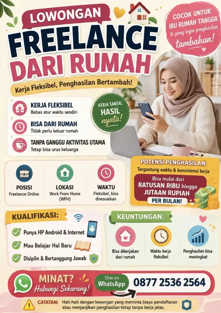 Pekerjaan Freelance (Mitra Promosi Aplikasi Internet TV)