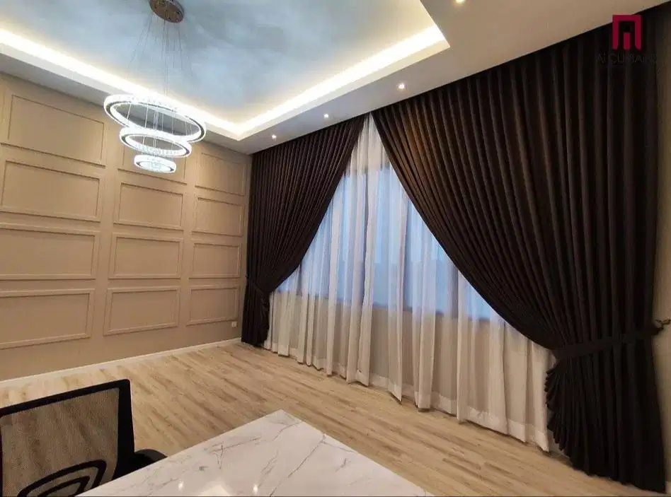 Jual & Pasang Gorden Vitrase Korden Hordeng Curtain Roller Blinds