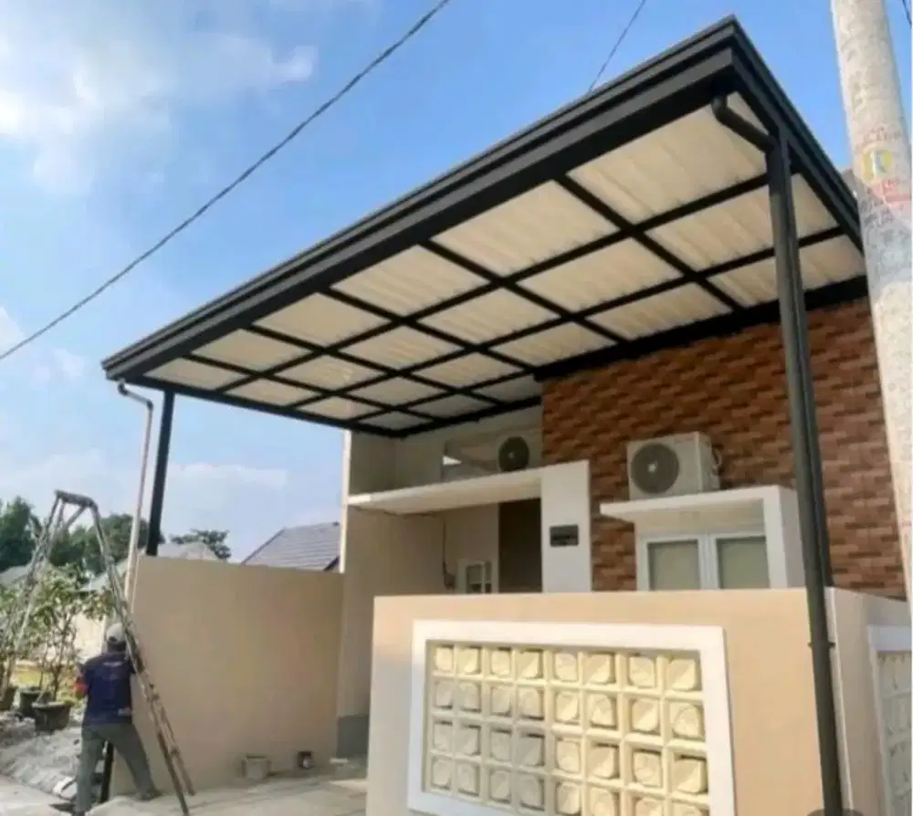 Kanopi minimalis modern terbaru