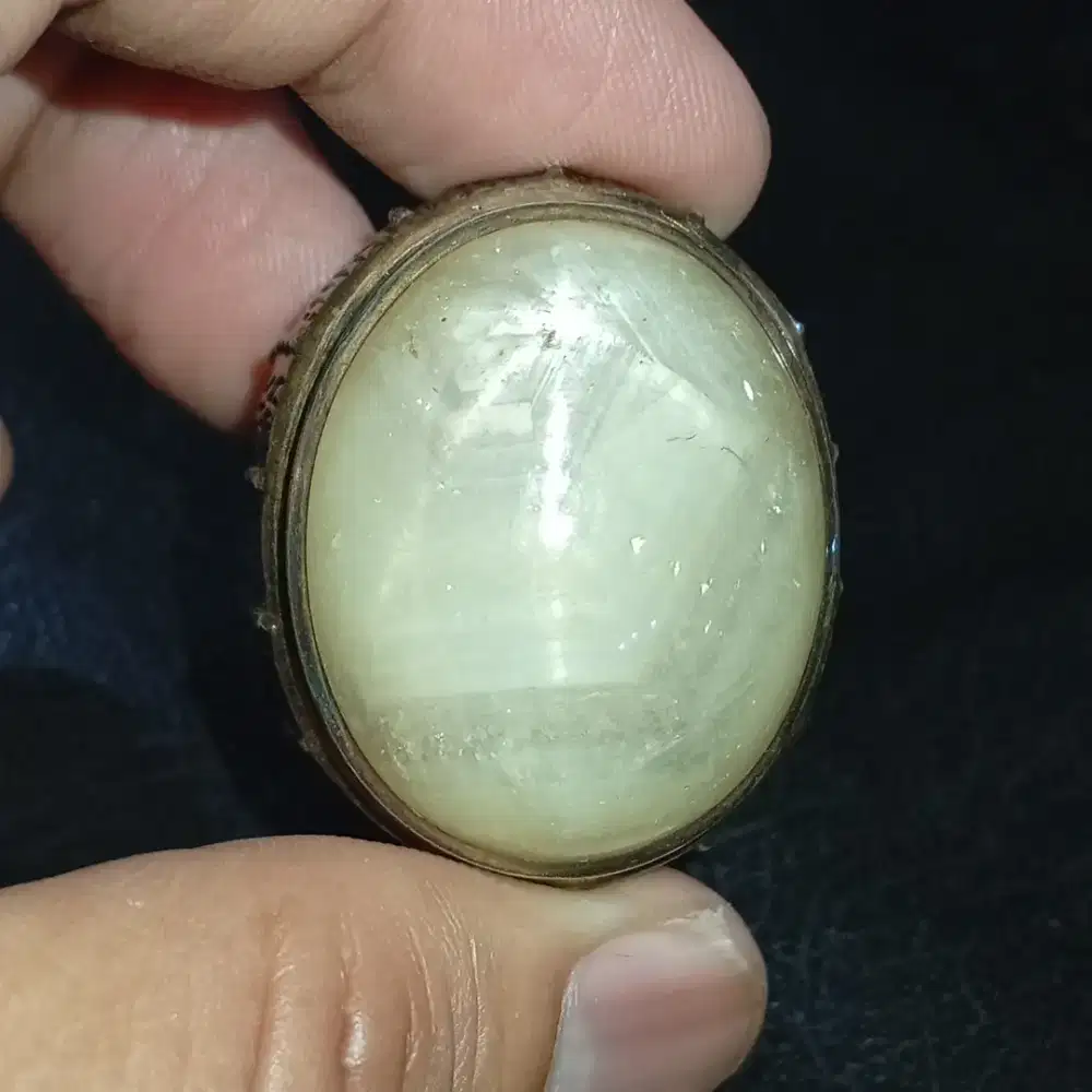 Size Jumbo Star Yellow Sapphire Ring Perak Handmade