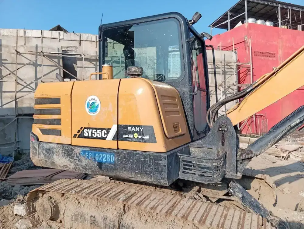Excavator Mini Sany SY55C th 2020 harga 310jt NEGO