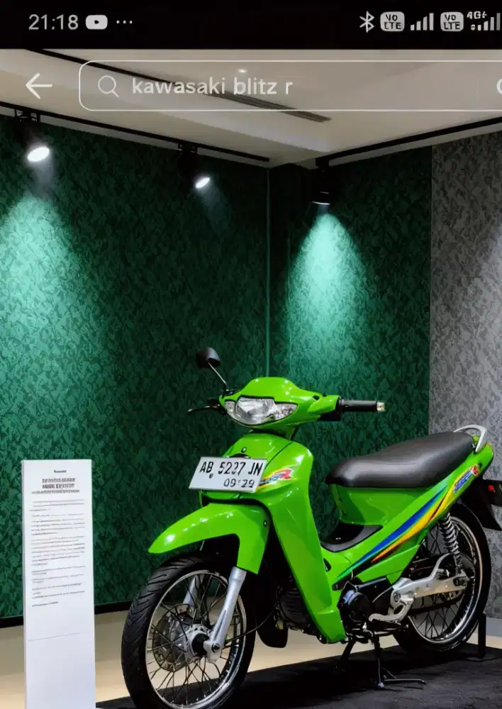 Motor jadul antik sangat terawat