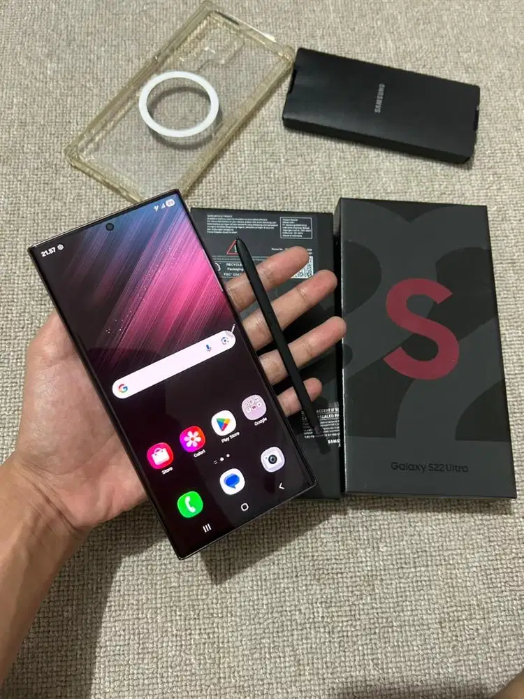 Samsung s22 ultra 12/512gb resmi sein no minus