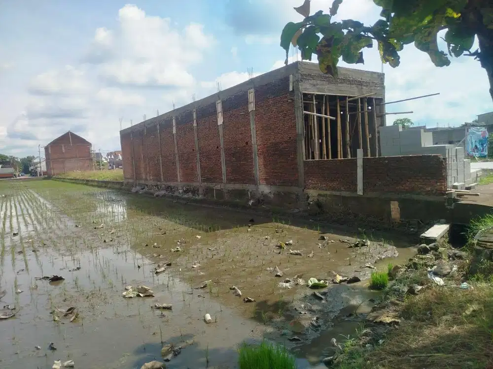 Dijual Tanah Sawah Pinggir Jalan Kartosuro Muraahh