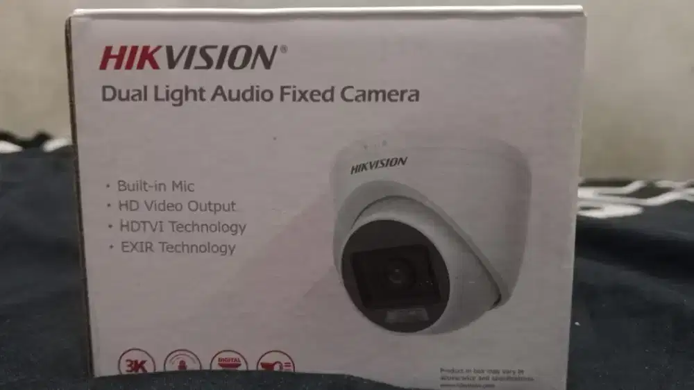 Paket Cctv Hikvision Dual Light audio fixed camera Jual murah